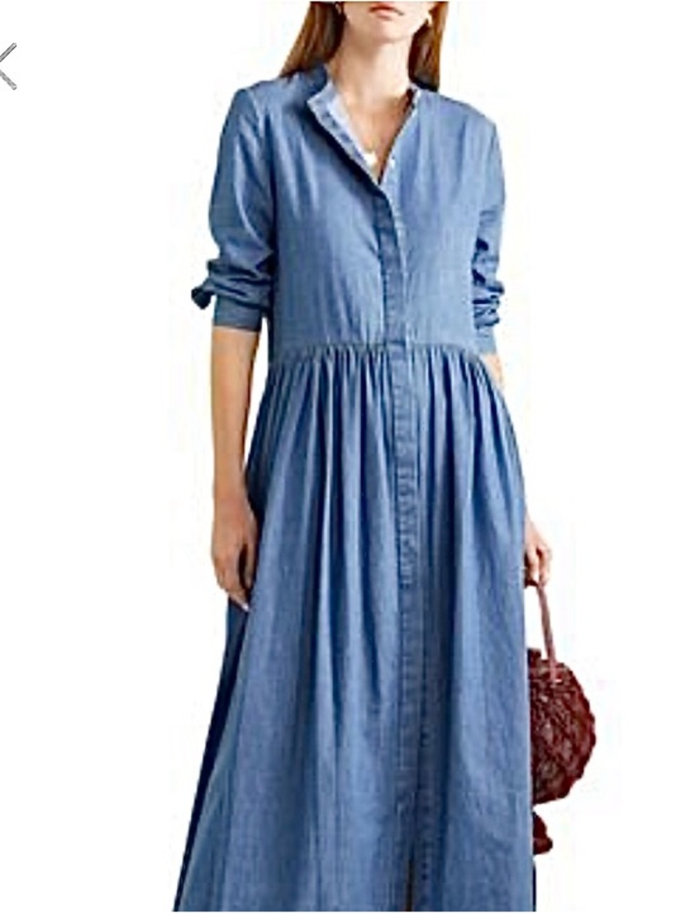 Brock Collection Floral Print Cotton-Silk Maxi Dress, Size 6